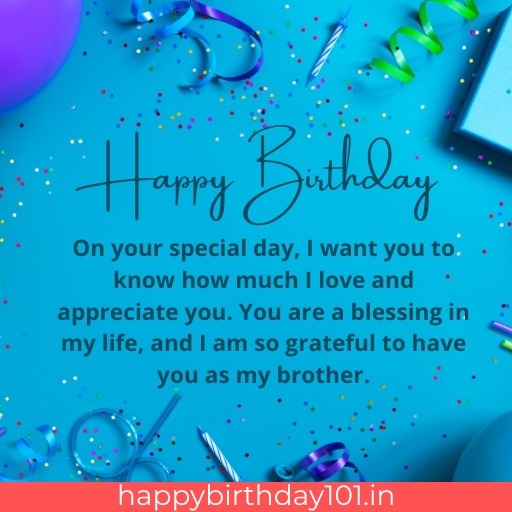Birthday wishes for brother