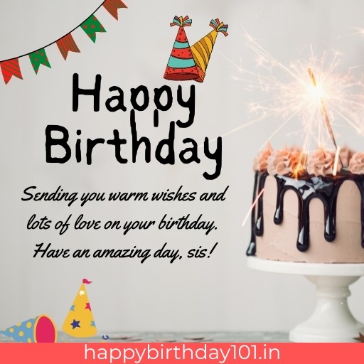 Birthday wishes for sis