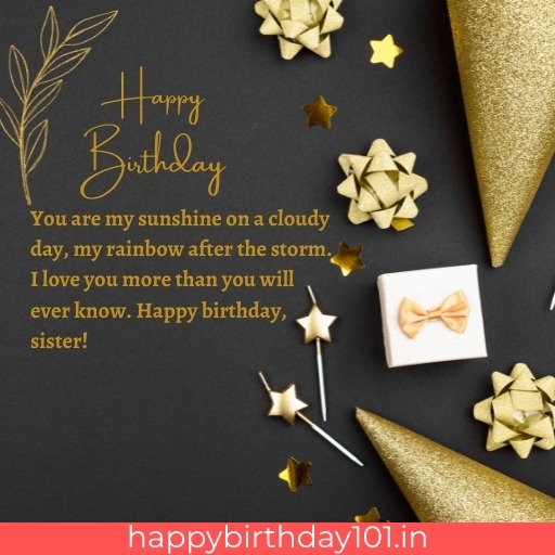 Birthday wishes for Sister