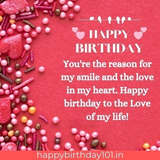 Birthday wishes for love